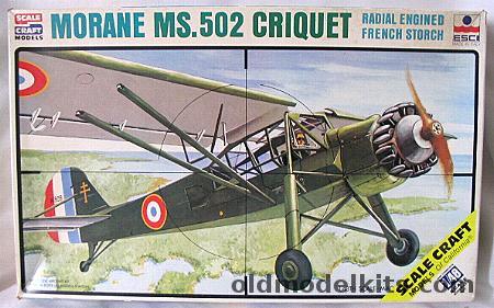 ESCI 1/48 Morane Saulnier MS-502 Criquet - (French Storch Fi-156), SC4023 plastic model kit
